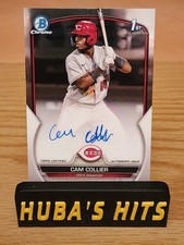 2023 BOWMAN CHROME CAM COLLIER REDS AUTO ROOKIE RC