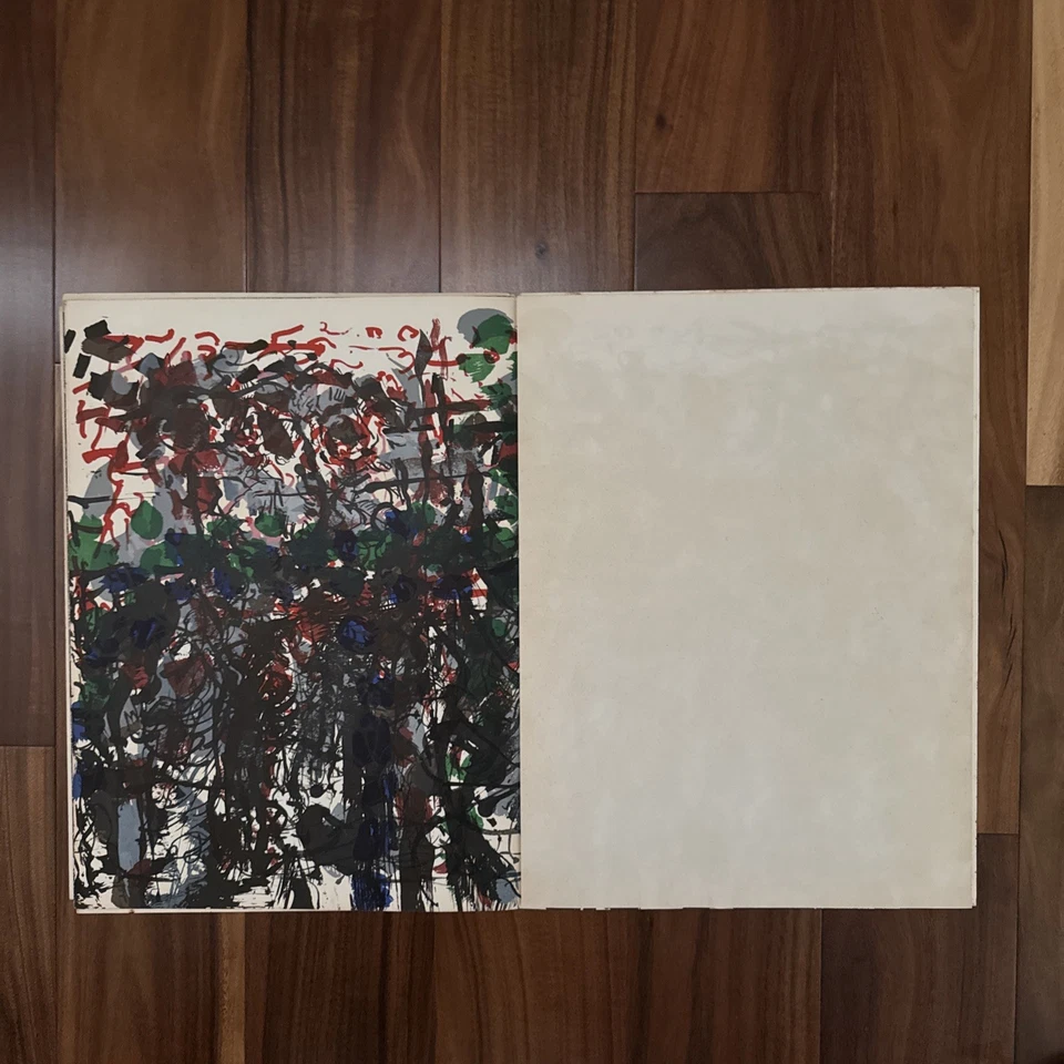 JEAN-PAUL RIOPELLE ORIGINAL LITHOS 1970 DERRIERE LE MIROIR #185 MAEGHT EDITEUR - Image 4 of 4