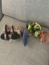Ty Beanie Baby Coral the Fish , Crunch The Shark 4 McDonald’s 2 Sting Rays,