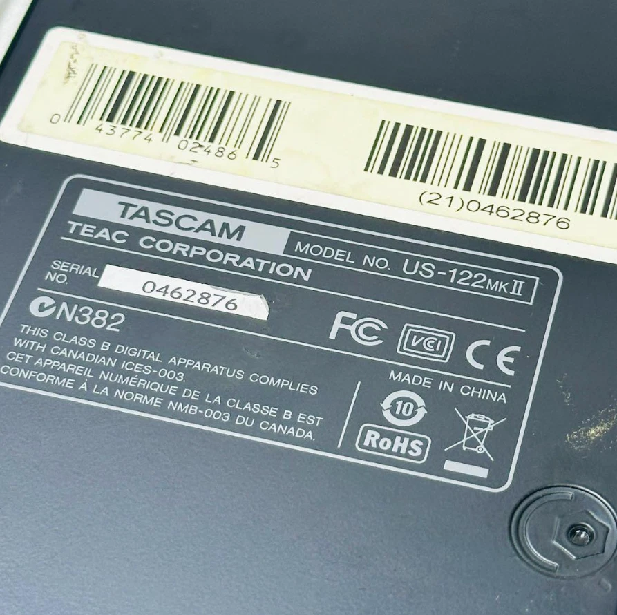 TASCAM US-122MKII USB2.0 Audio / MIDI Interface TEAC 2IN/2OUT 24bit/96kHz - Image 4 of 4