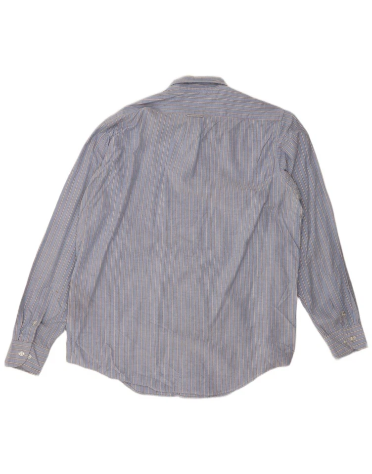 EDDIE BAUER Mens Shirt XL Blue Pinstripe QY01 - Image 2 of 4