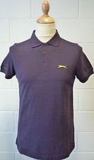 MENS SLAZENGER HERITAGE SHORT SLEEVE PIQUE POLO SHIRT  in PURPLE CLEEK SMALL K51