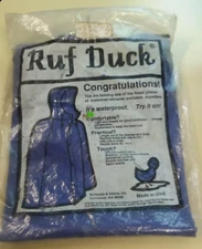 Rainwear Overalls L  Large Ruf Duck Waterproof Bib Overalls Blue Industrial Rain