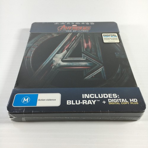 Avenges Age of Ultron Steelbook Blu-ray Regions A B C Bluray Blu ray SEALED TRAC - Picture 4 of 7