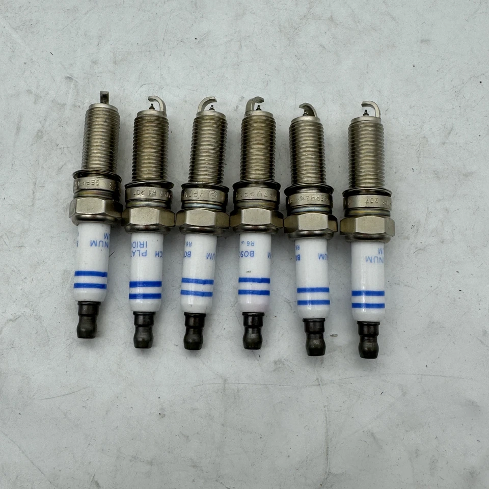 6 PIEZAS Bujías Para Mercedes Benz C230 C250 C300 CL550 E350 V6 Bosch YR7MPP33 Foto 2 de 4