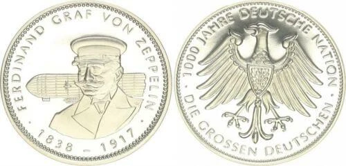 Berühmte Persönlichkeit polierte Platte Medaillen aus Kupfer