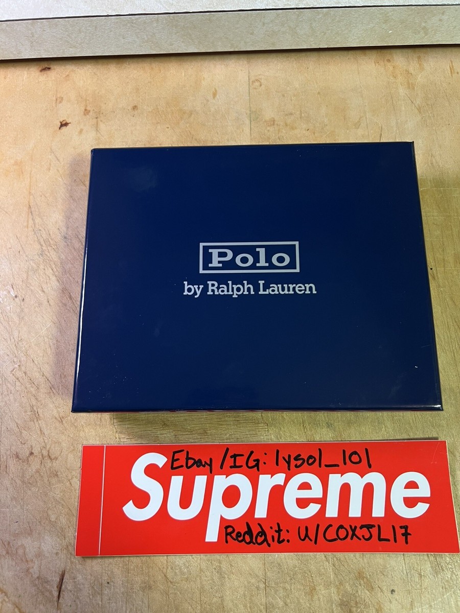 New - Polo ID Leather Card Case - Black - Mini Purse - Polo By