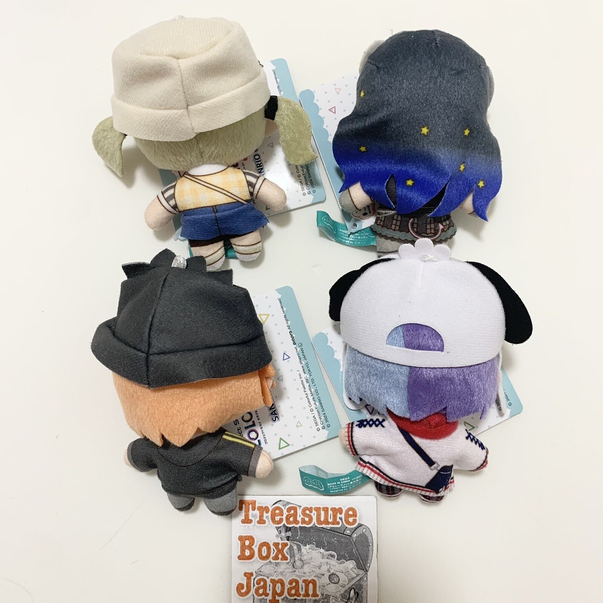 プロセカ　サンリオ　ぬいぐるみ　Vivid  BAD  SQUAD 全種セット Project Sekai × Sanrio Fuwapuchi Mascot Vivid BAD SQUAD 4