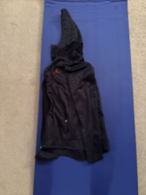 Jordan Essentials Full Zip Warm Up Jacket Black Red DJ0886-010 Men's NWT