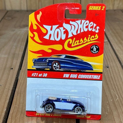 Hot Wheels Classics Series 2 - Volkswagen VW Bug Convertible - 1:64 Diecast - Picture 2 of 5