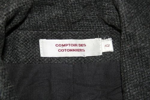 Comptoir Des Cotonniers womens wool coat jacket blazer Size 42 - Picture 7 of 9