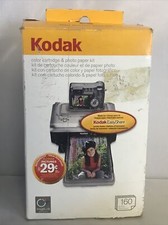 KODAK PH-160 Kodak EasyShare Color Cartridge Photo Paper Kit, 4" x 6" Open