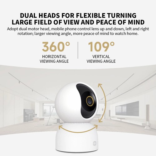 XIAOMI Smart Security Camera 3 5MP 360° Auto Tracking WiFi Night Vision Monitor - Bild 6 von 21