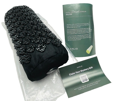 NWT Kanjo Vibrating Acupressure Pillow, Pain Relief, Relaxation, 14'' x 6'' x 4''