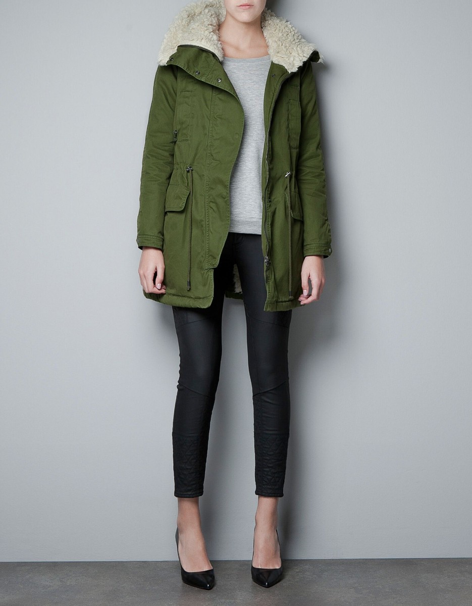 期間限定値下げ!極美品!ZARA winter Parka モッズコート Parka zara woman