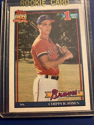 Topps 1991 Chipper Jones Atlanta Braves #333 Baseball Card | eBay