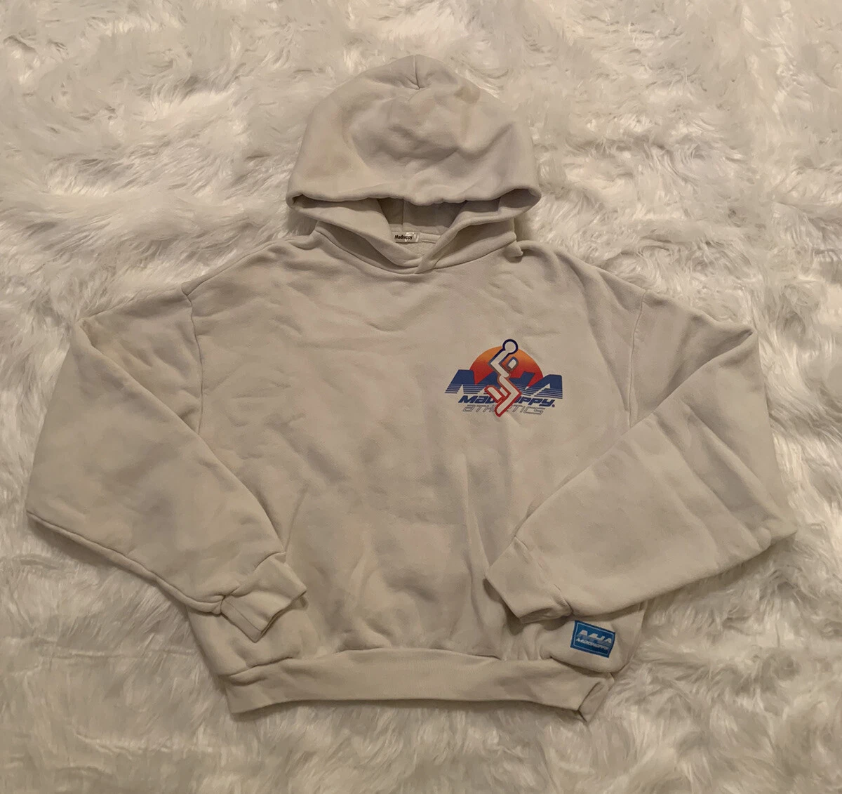 Madhappy Athletics Heritage Hoodie Sweatshirt Pullover Off White XS | eBay