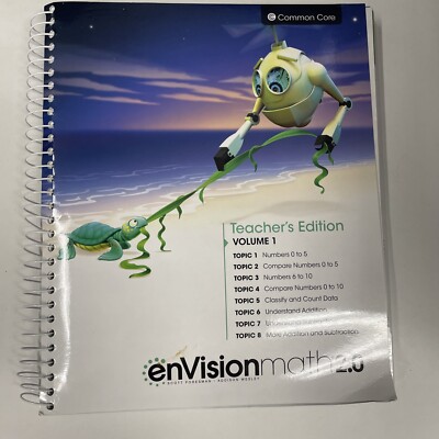 enVisionmath 2.0 2016 Common Core Grade K Teacher Edition Volume 1 ...