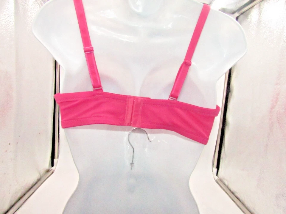 Sujetador Coobie para mujer rosa liso cobertura completa acolchado con aros\ talla -38DD Foto 4 de 4
