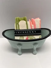 Finchberry Sweetly Southern Soap And Soap Tub Dish/NEW