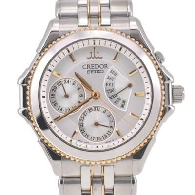 SEIKO CREDOR Pacificique GCBG996 K18YG/SS Retrograde Automatic Men's B#138794