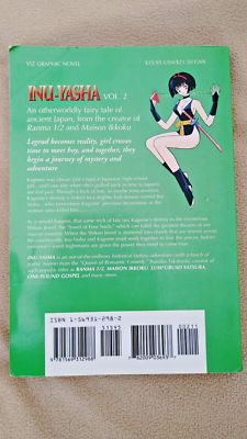 犬夜叉 Inu-Yasha A Feudal Fairy Tale English Graphic Novel /Manga