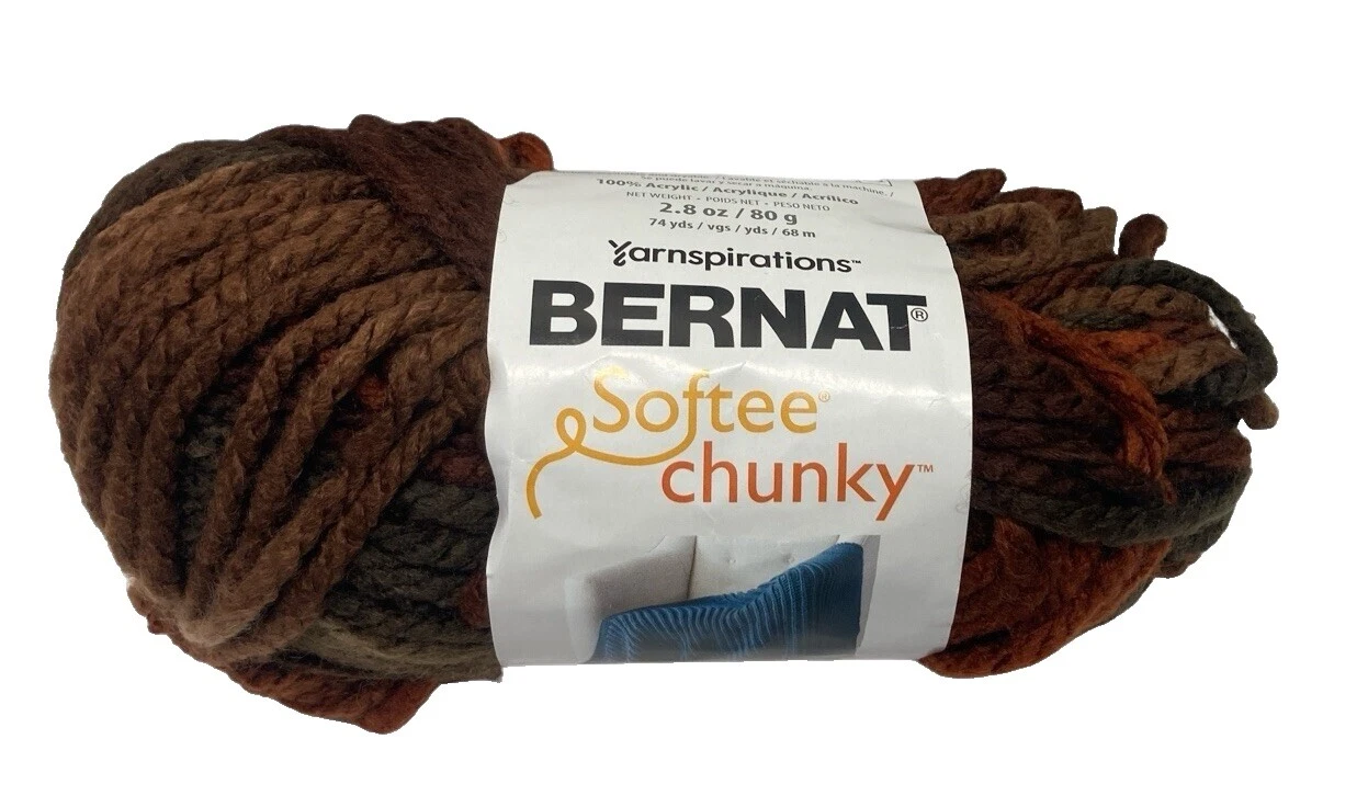 Hilos de hilo grueso marrón