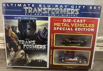 Transformers: The Last Knight Special Edition Giftset Blu-ray /Metal Vehicles A3