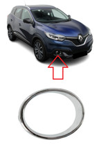 NEW FOR RENAULT KADJAR 15-17 FRONT BUMPER SIDE GRILLE CHROME TRIM RIGHT O/S