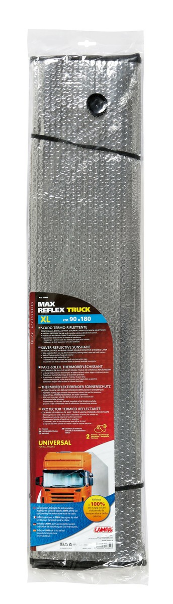 Lampa Max Reflex Truck - Scudo Termico 180x90 Cm Per Parabrezza | Telo Riflettente Per Auto - Foto 10