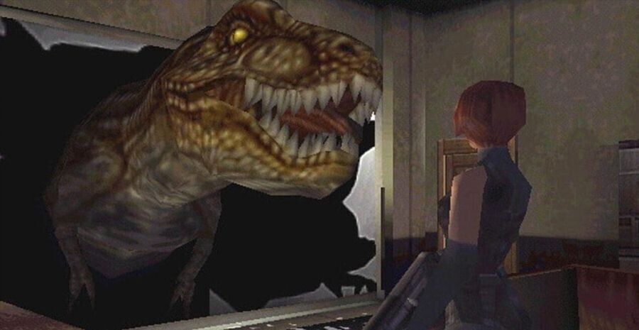 Dino Crisis [REPLICA] - PS1 ONE - Sebo dos Games - 10 anos!