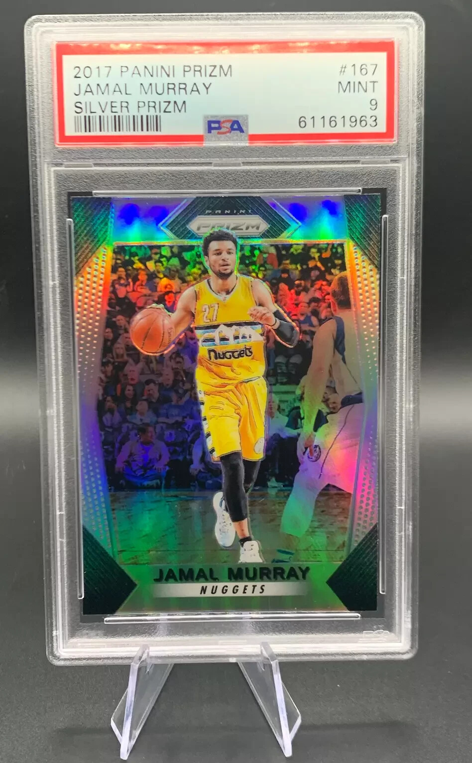 2017-18 Jamal Murray SP #167 Panini Prizm Silver Prizm PSA 9 | Denver Nuggets