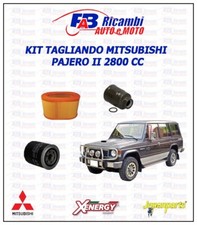 KIT TAGLIANDO MITSUBISHI PAJERO II 2800cc dal 1990 al 2000 I° TIPO FILTRI 