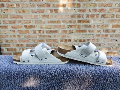 Birkenstock Kyoto Taupe Unisex Nubuck Suede Leather Sandals 39