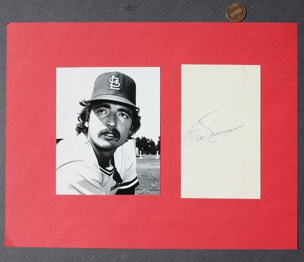 1970-80s St. Louis Cardinals Pitcher Eric Rasmussen signed