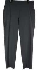 NEW Eileen Fisher Stretch Crepe High-Waisted Pants Graphite Size XL #P2562
