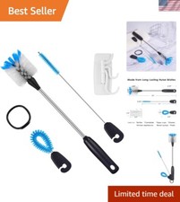 3-in-1 Stainless Steel Water Bottle Brush Set for All Your Drinkware Needs