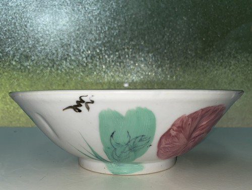 Lot Of 3 Chinese Export Porcelain Hand Painted Rooster Noodle Soup Bowls 6.5”D - Picture 5 of 12