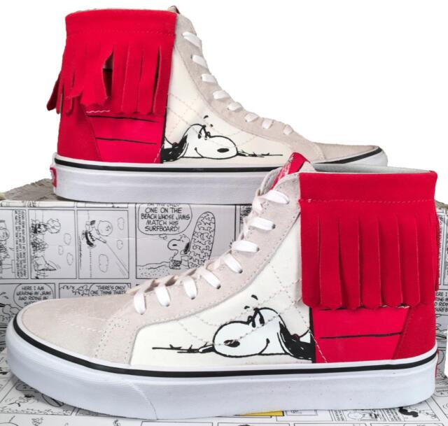 vans x peanuts sk8 hi moc