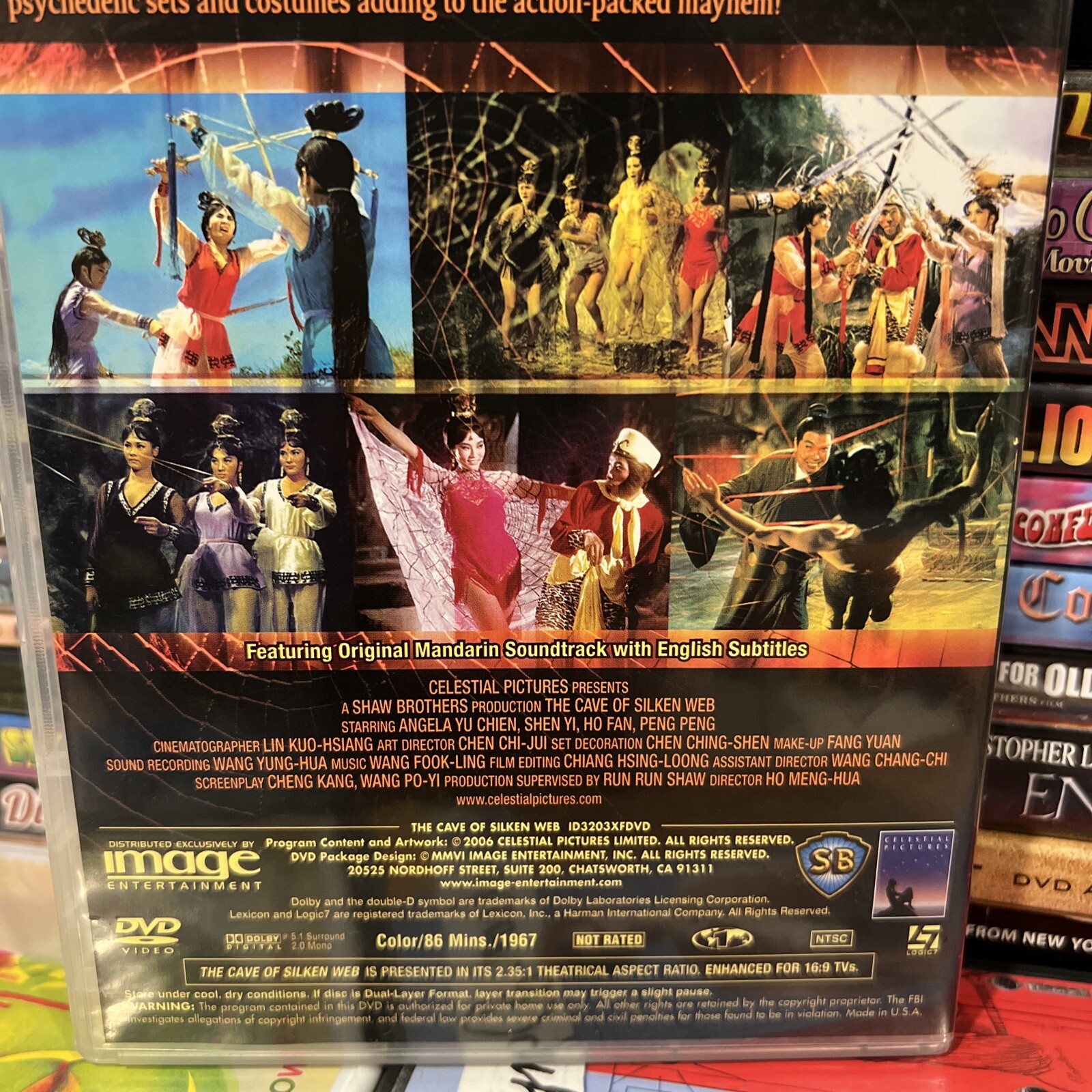 The Cave of the Silken  1967 DVD Shaw Brothers Chinese Martial Arts