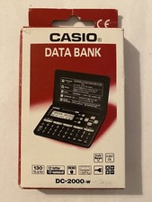 Casio Data Bank DC-2000 w Personal Organiser Phone-book Calculator Vintage Retro