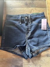 Wild Fable Women's Size 2 Dark Wash Blue Denim High Rise Jean Shorts NWT