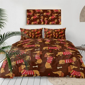 dachshund comforter queen