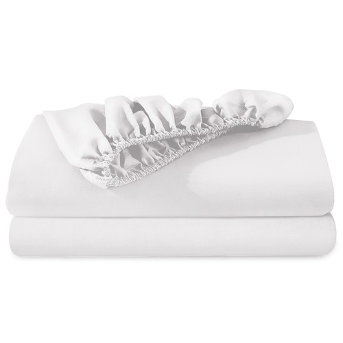 Fitted sheet Full Size 16” Deep Pocket Easy Care Breathable Elastic Bed Sheets - Picture 18 of 92