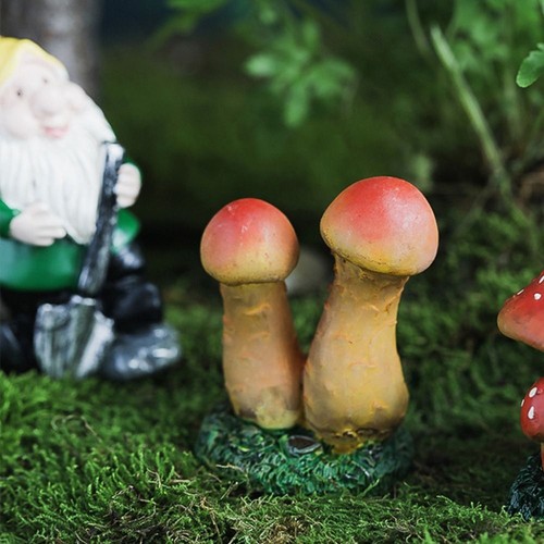 DIY Simulation Mushroom Cute Mushroom Ornaments Mushroom Statue Garden - Picture 8 of 15
