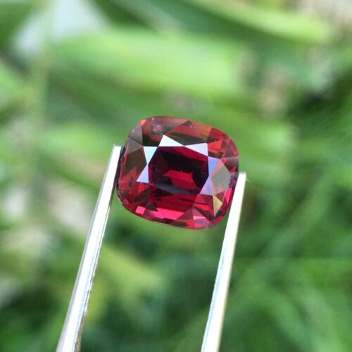 CERTIFIED 5.30 CT PIGEON BLOOD RED PYROPE-ALMANDINE GARNET 100% NATURAL UNHEATED - Picture 1 of 5