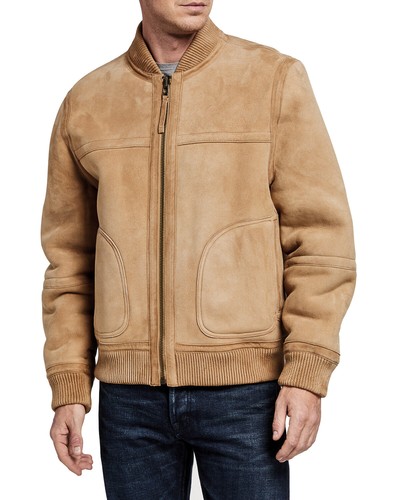 $1795 VINCE Reversible Suede Leather 