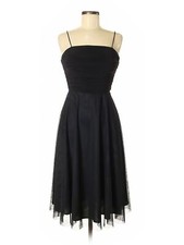NWT Eliza J Women Black Cocktail Dress 6
