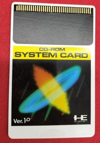 NEC SYSTEM CARD PC Engine CDROM2 Japan o2