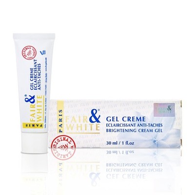 FAIR & WHITE Original Skin Brightening Gel Cream - 30Ml / 1Floz - for Neck, Face